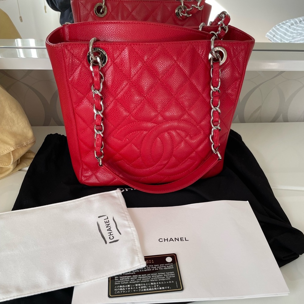 Authentic Chanel Red PST